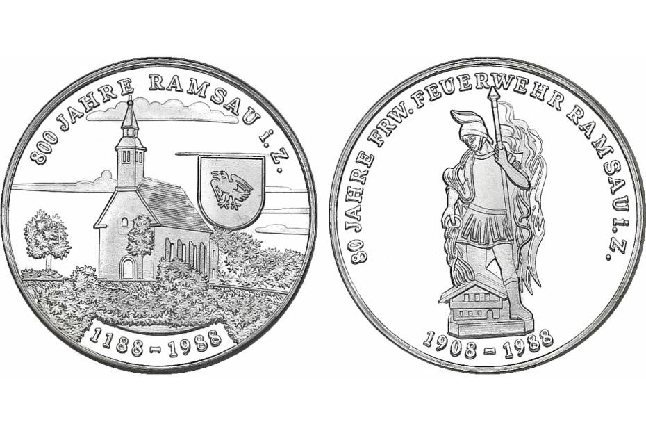 Ag-Medaille 1988 "Maria sieben Schmerzen (Ramsau)"  pp
