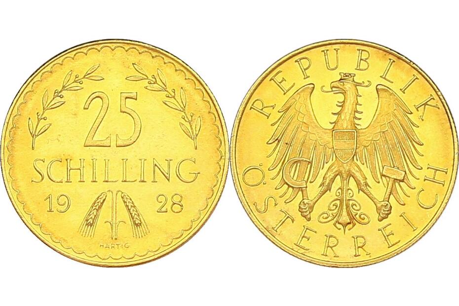 25 Schilling 1928  J.436  vz+/stgl.  (3)