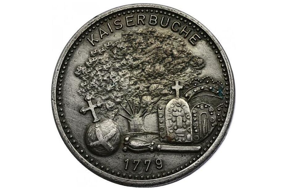 Österreich Medaille o.J. "Kaiserbuche 1779" vz, einseitig