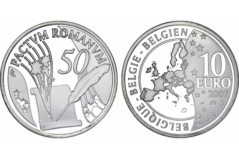 10 Euro 2007 "50 Jahre Römische Verträge" KM.260  pp