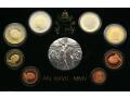 KMS (Cent - 2 Euro + Ag-Medaille) 2005  pp im Originaletui mit Zertifkat