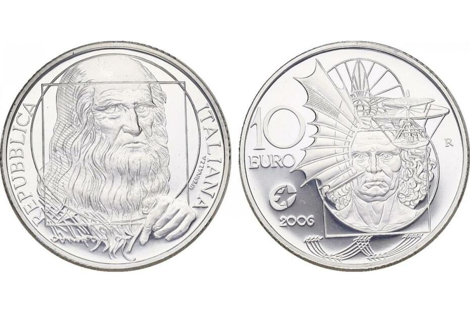 10 Euro 2006 "Leonardo da Vinci" winz. Kratzer, pp