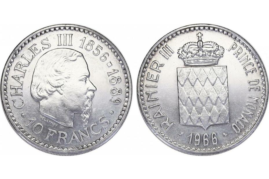 10 Francs 1966 "Charles III." KM.146  vz-stgl.