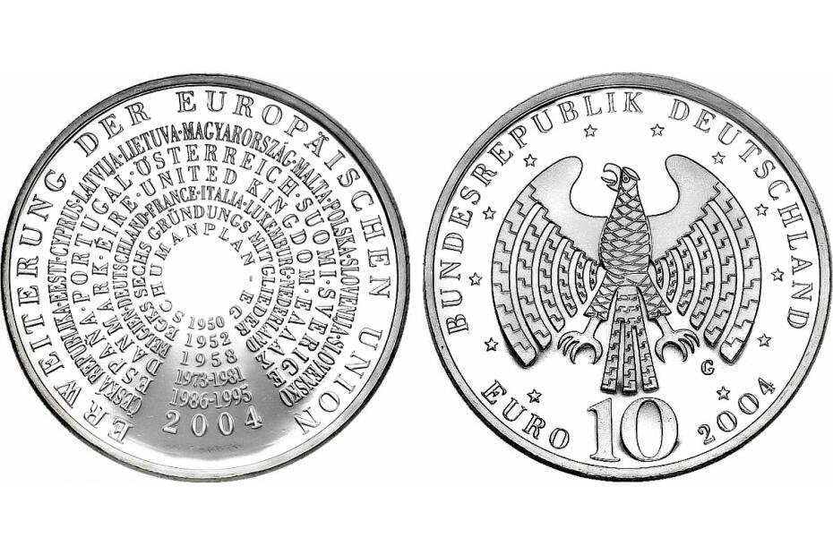 10 Euro 2004 "EU-Erweiterung" KM.231 stgl.
