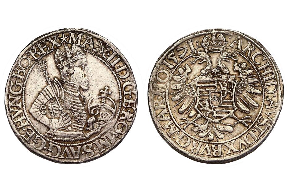 Guldentaler 1571 Wien MzA.S.56  ss-vz RR