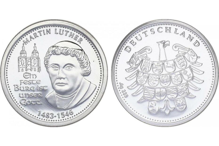 Ag-Medaille o.J. "Martin Luther (1483 - 1546)"  pp