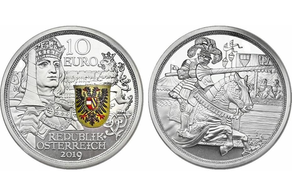 10 Euro 2019 "Ritterlichkeit"  pp im Originaletui + Zertifikat