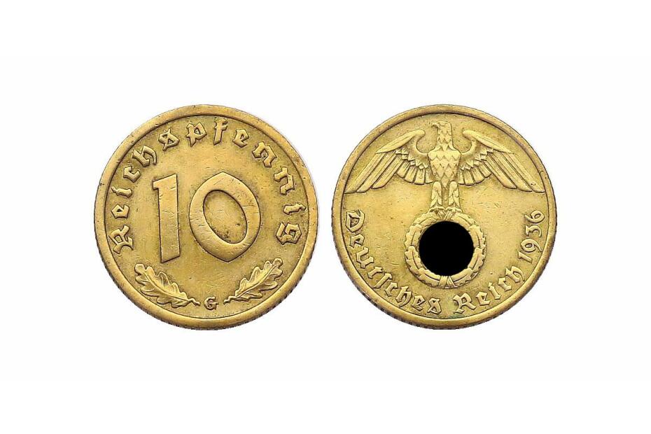 10 Reichspfennig 1936 G  J.364  ss-vz, R