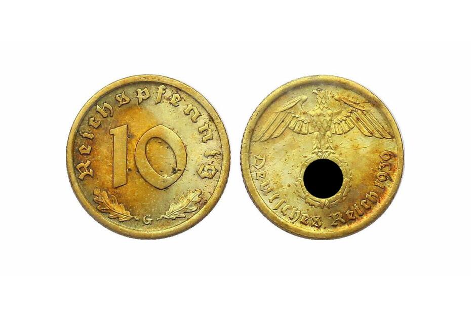 10 Reichspfennig 1939 G  J.364  vz-stgl.