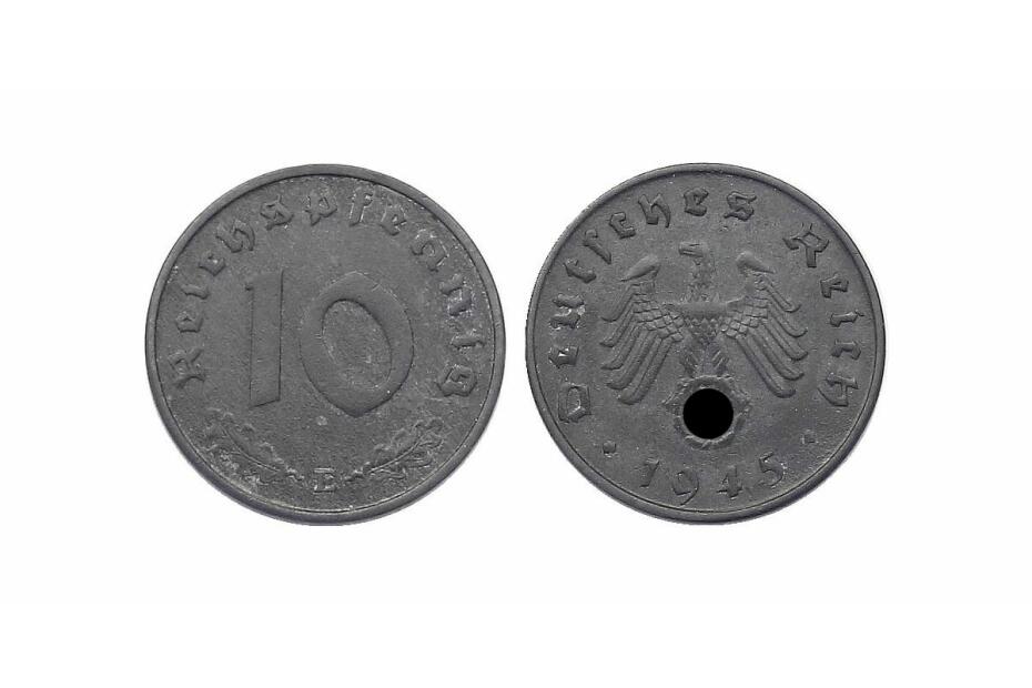 10 Reichspfennig 1945 E  J.371  vz