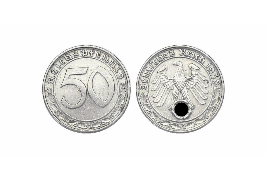 50 Reichspfennig 1938 F  J.365  f.vz