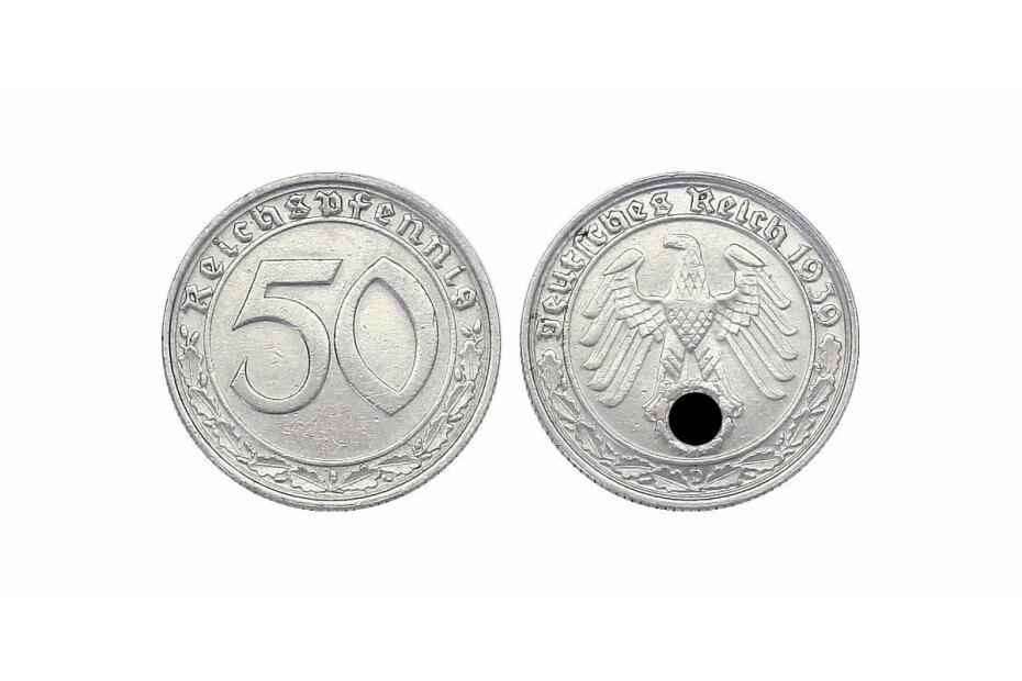 50 Reichspfennig 1939 D  J.365  f.vz