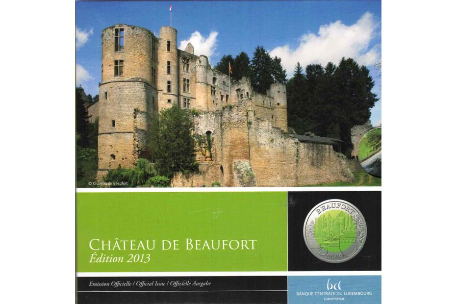 5 Euro 2013 "Château de Beaufort" pp im Originalfolder