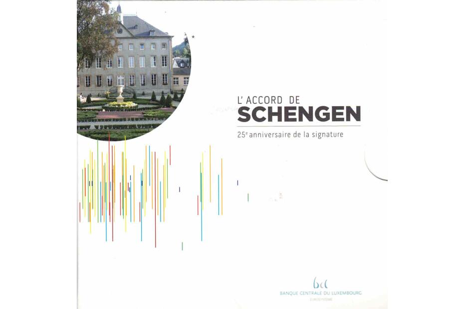 10 Euro 2010 "Laccord de Schengen" unc. im Originalfolder