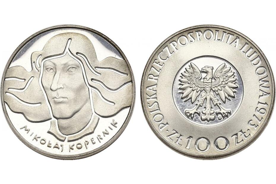 100 Zloty 1973 "Nikolaus Kopernikus" KM.68  pp