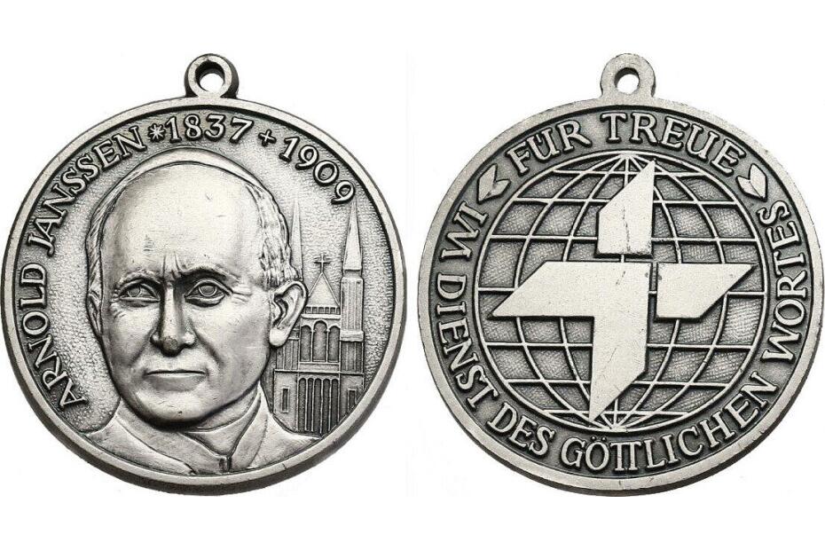 Deutschland / Niederlande Br-Medaille o.J. Arnold Janssen (1837 - 1909) - Für Treue im Dienst des Götlichen Wortes vz
