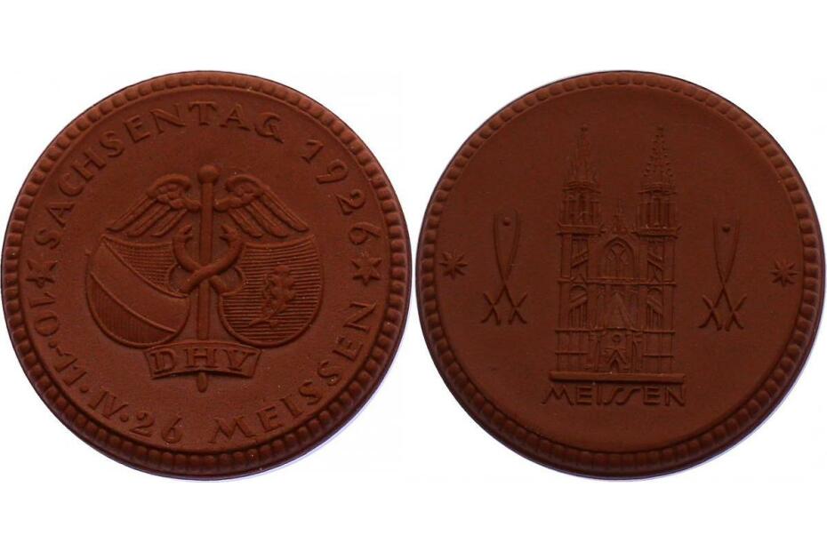 Deutschland Medaille "Sachsentag 1926 - Meissen" vz