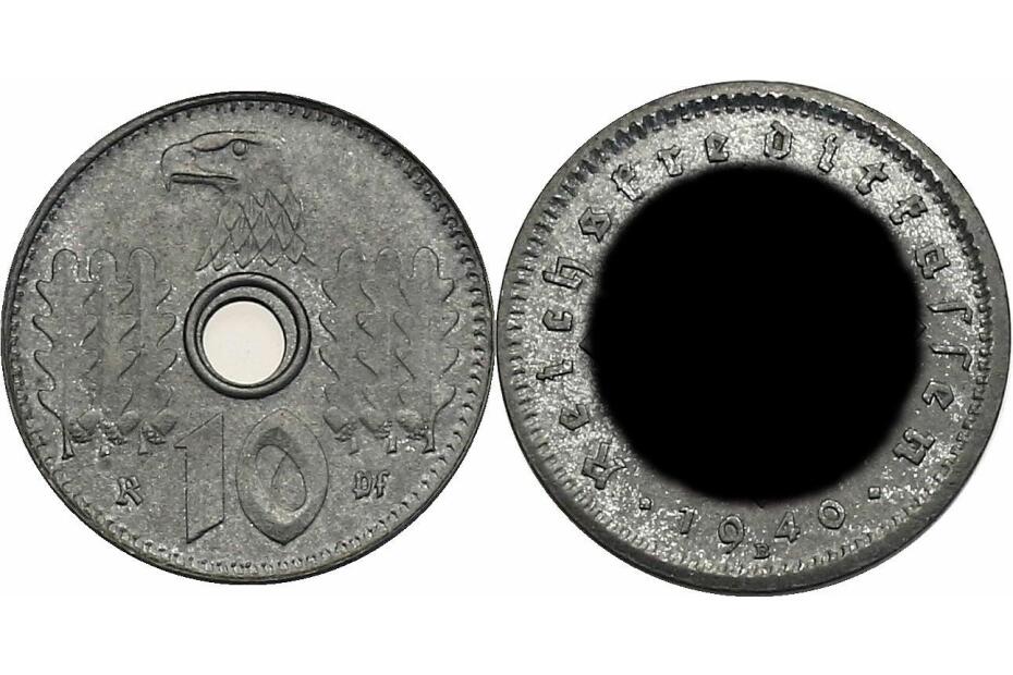 10 Pfennig "Reichskreditkassen" 1940 B J.N619  vz-stgl RRR